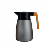 Garrafa Térmica Coffeeshop Plástico Cinza metálico 1L