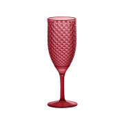 Taça Champagne Luxxor Paramount 350ml Vermelho