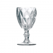 Taça de Vidro Diamante Unidade 260ml