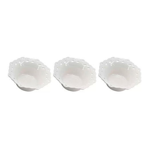 Jogo de 3 bowls em porcelana 3 peças Full Fit  - Foto 0