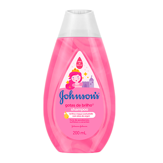 Shampoo Gotas de Brilho 200ml Johnson & Johnson  - Foto 0