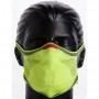 KIT 1 Máscaras Preta + 1 Máscara Verde Limão + 2 Refis de Filtro + 2 Suportes