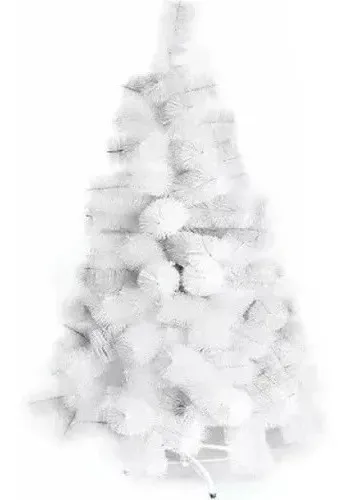 Árvore De Natal Pinheiro Branco 1,80m Modelo Luxo 420 Galhos Chibrali
