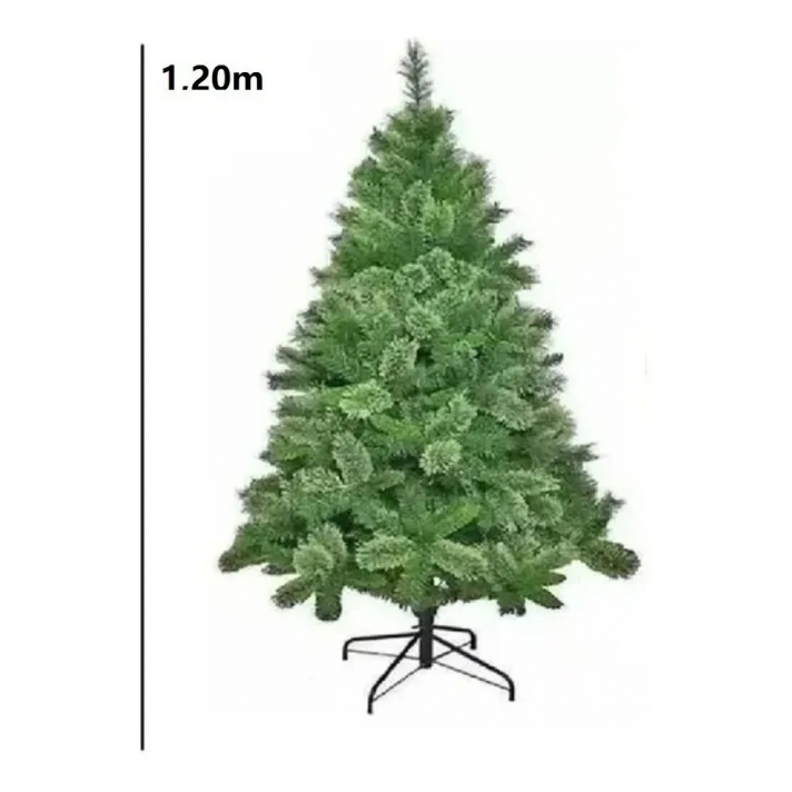 Árvore De Natal Pinheiro Modelo Luxo 1,20m 170 Galhos A0312n Chibrali