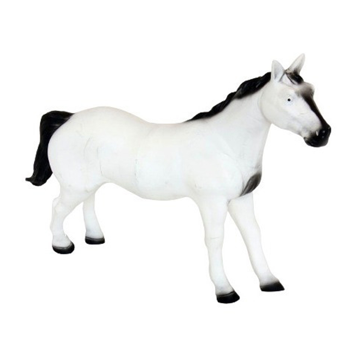 Brinquedo Boneco De Vinil Cavalos Cavalo Branco de Vinil - Db Play