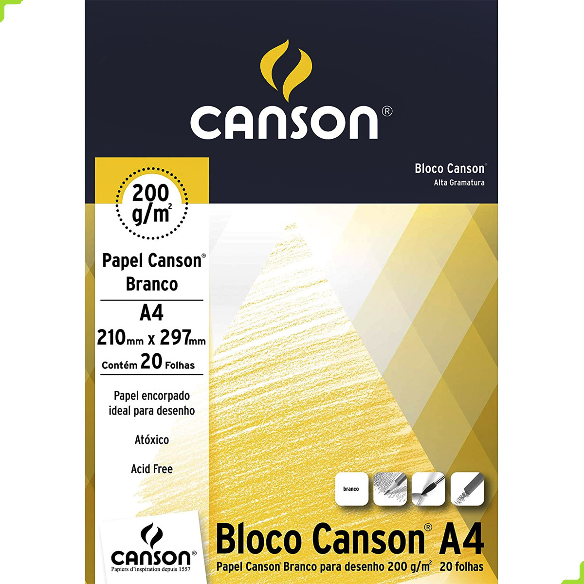 Papel Canson A4 200 g/m² - Canson