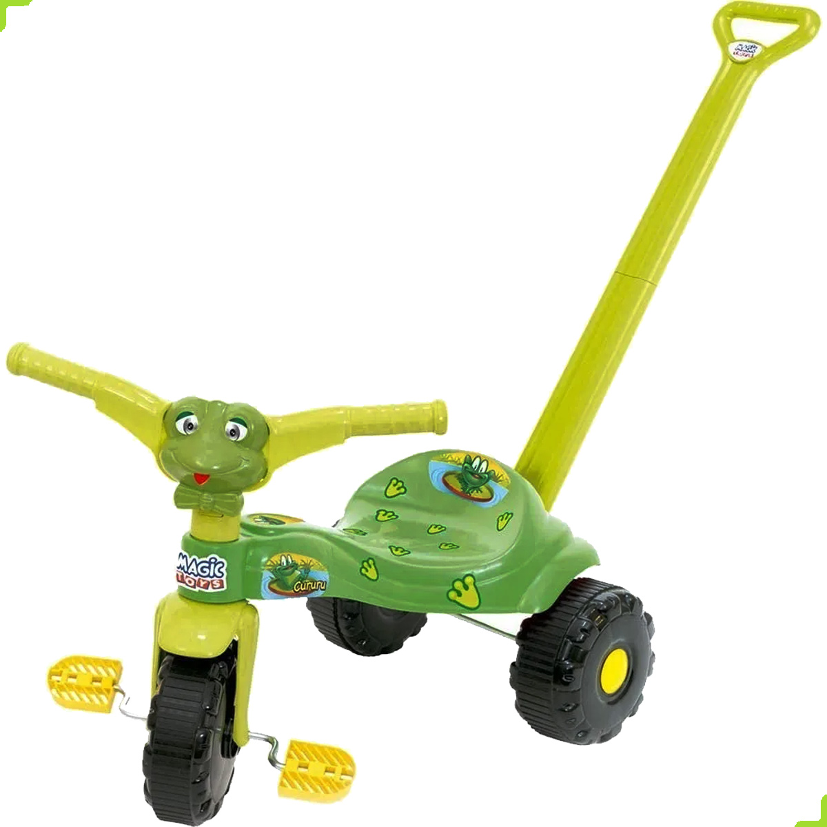 Totoka Infantil Triciclo Motoca Sapo Cururu Alça Verde 2550 - Tem