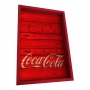 Porta chave coca-cola madeira wood style