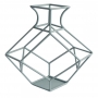 Vaso Decorativo De Metal 21,5Cm X 8Cm X 21Cm.