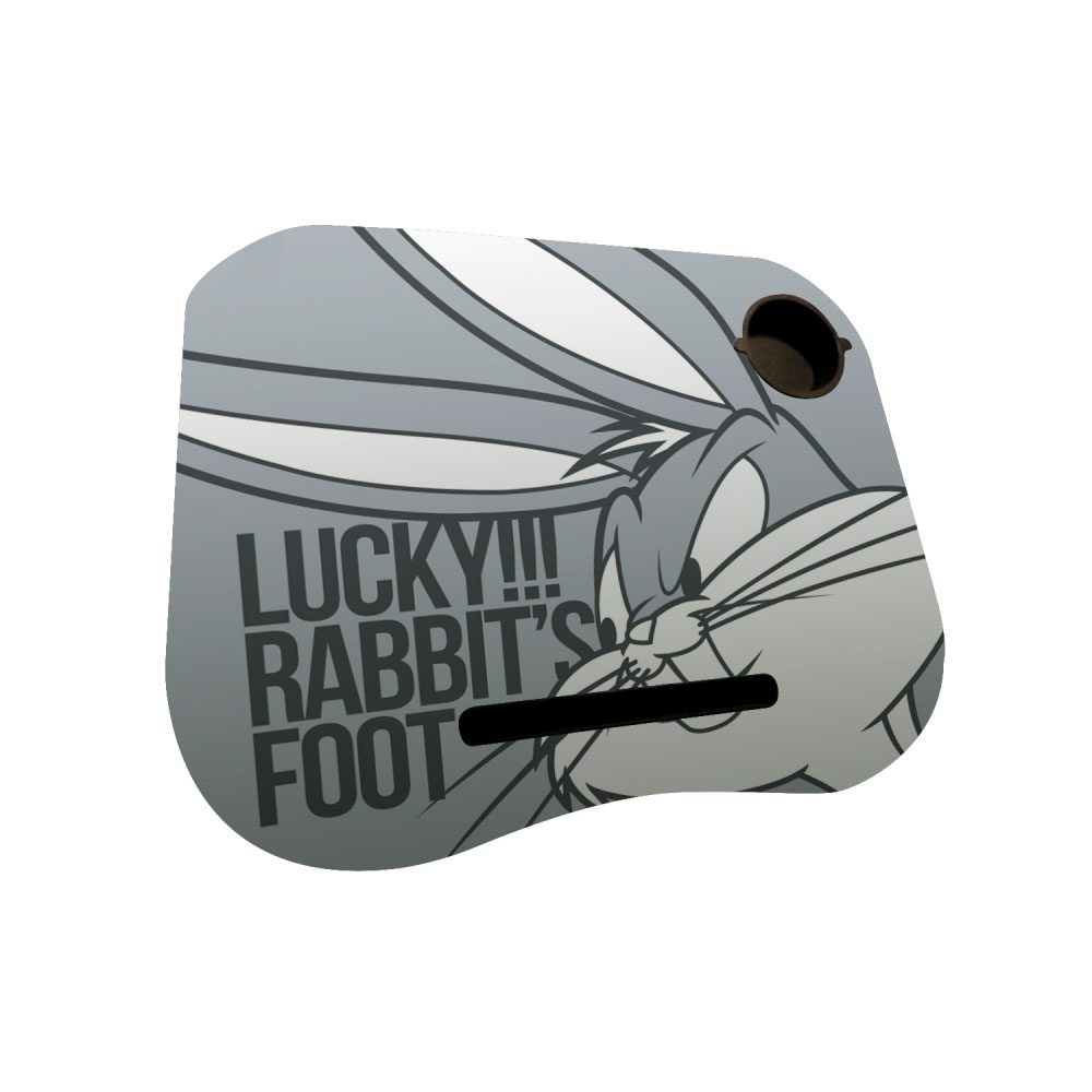 Porta Laptop MDF Plástico Looney Bugs Bunny Lucky Rabbit