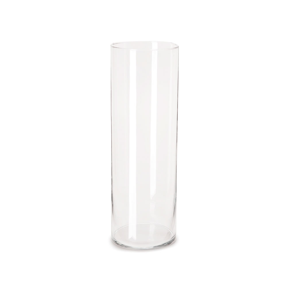Vaso Cilíndrico Transparente 62x21 cm