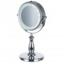 Espelho de Mesa Led Dupla Face c/ 5x p/ Maquiar e Barbear