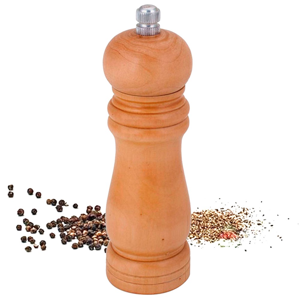 Moedor de Sal ou Pimenta em MDF c/ Moenda de Cerâmica 16 cm