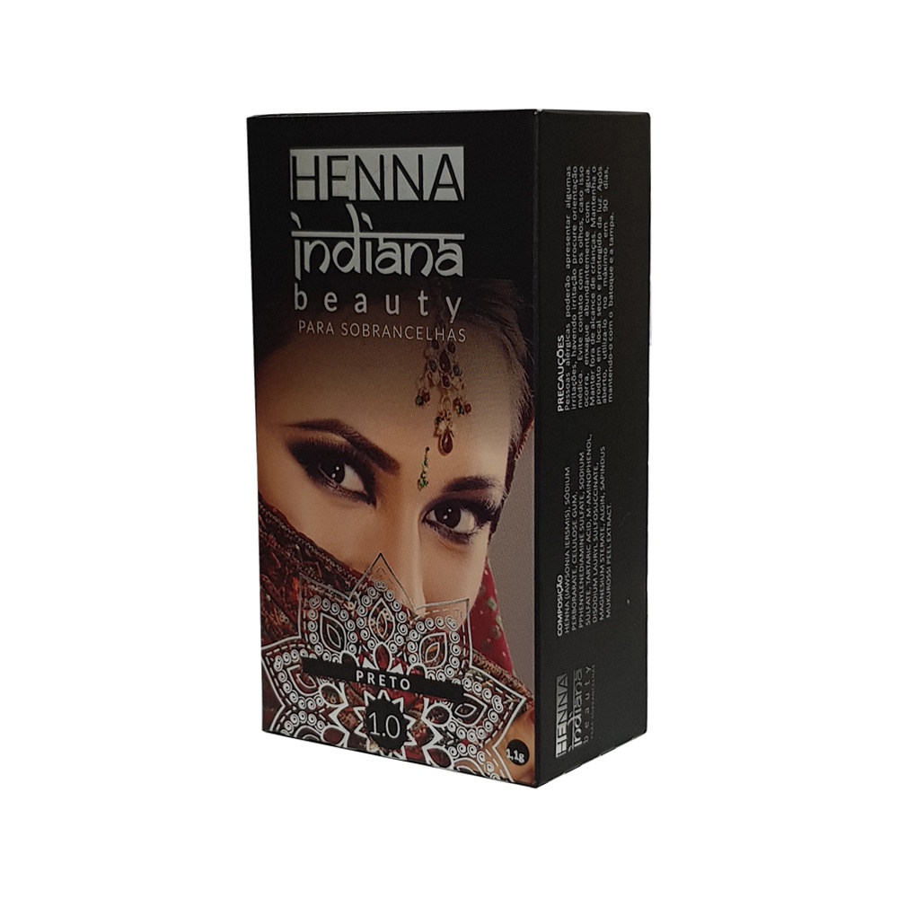 Henna Indiana Beauty - Preto 1.0