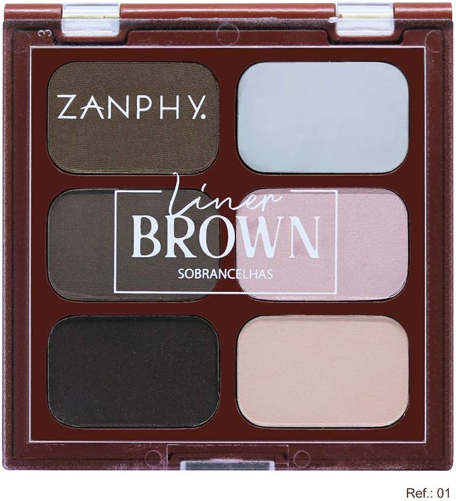 Paleta Para Sobrancelha Liner Brown 01 - Zanphy