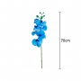 Haste de Orquídea Phalaenopsis X7 Flores X5 Botões 70cm Azul