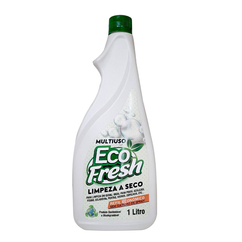 Refil Multiuso Eco fresh Limpeza a Seco Biodegradável e Sustentável 1L