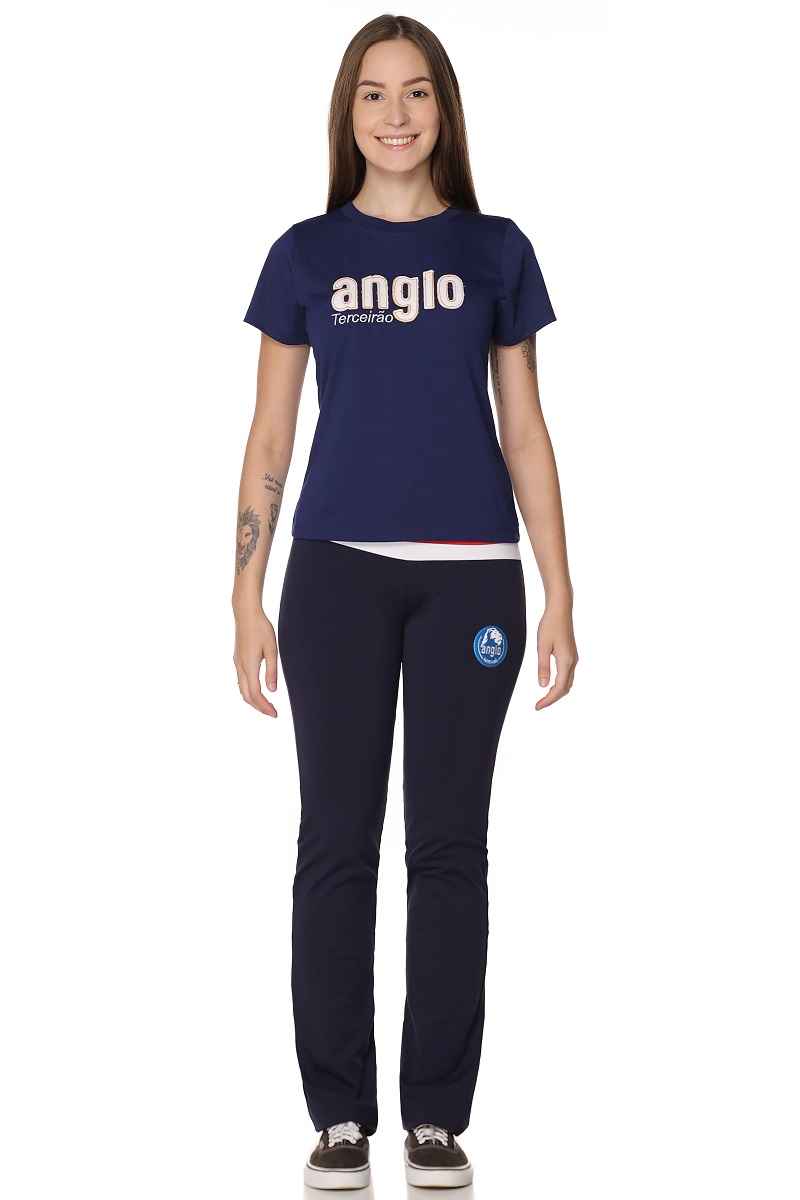 Camiseta Feminina Baby Look Terceirão Colégio Anglo