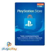 GIFT CARD PLAYSTATION STORE  R$100 REAIS
