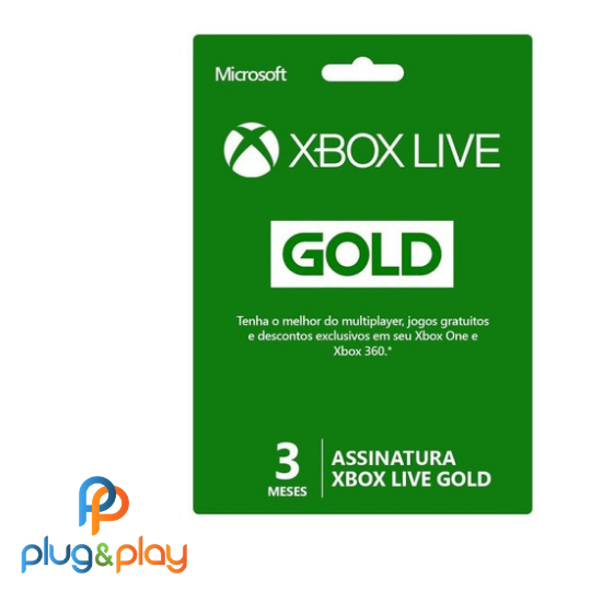 GIFT CARD XBOX LIVE GOLD 3 MESES