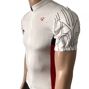 Camisa Masculina  para Ciclismo Bontrager Meraj Branca