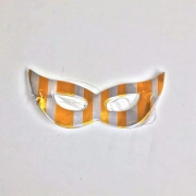 Máscara Tiazinha Papel Metalizada  12 unidades