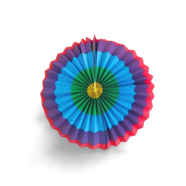 Balão Junino Círculo Colorido