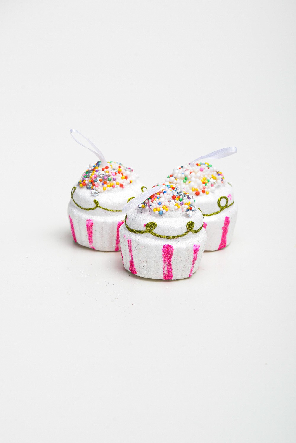Enfeite Cupcake Para De Decoração Com 3 Pçs
