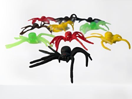 Mini Aranhas Coloridas C/10