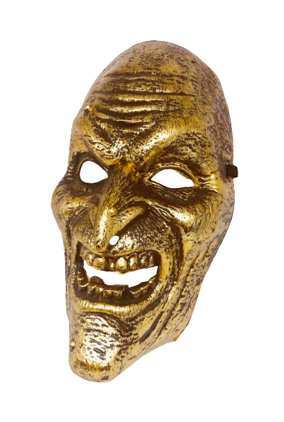 Máscara Bruxa Dourada