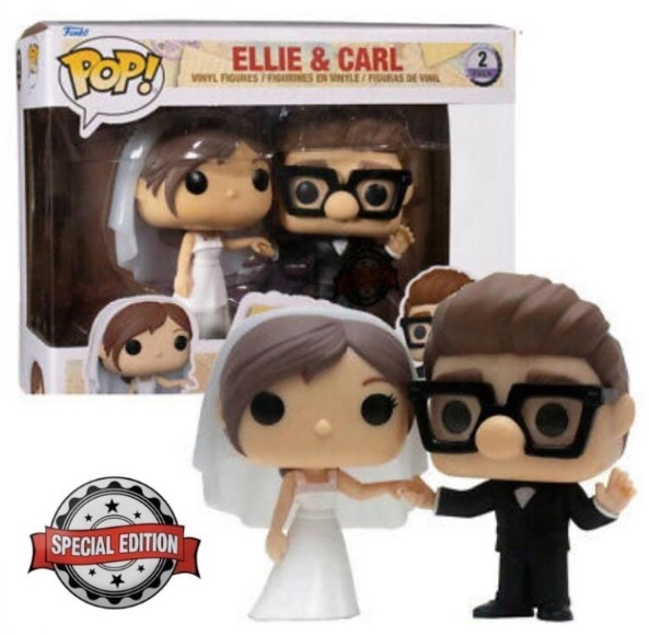 Funko POP Carl e Ellie - Casamento