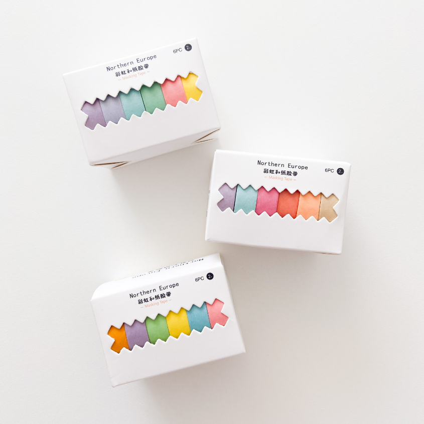 Kit de Washi Tapes Pastel