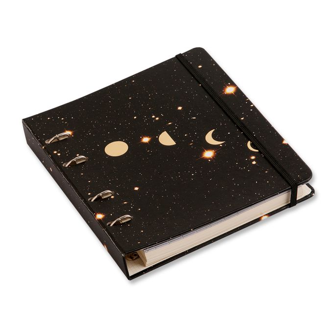 Caderno Criativo Argolado Astral Pautado - Cícero - Galáxia 17x24