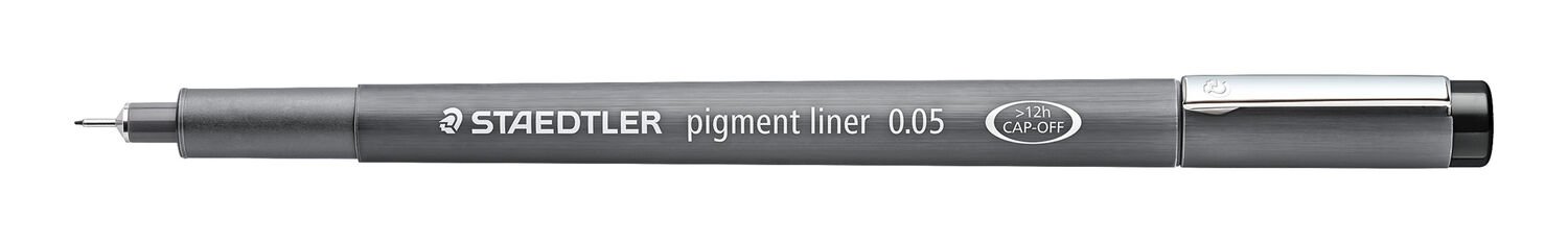 Caneta Fineliner - Staedtler - Caneta Nanquim Pigment Liner 0.05mm