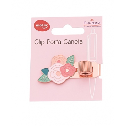 Clip Porta Caneta - Molin - Borboletas