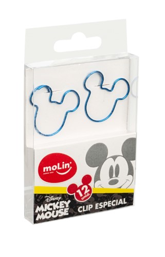 Clips Especial - Molin - Mickey Mouse - 12 unidades