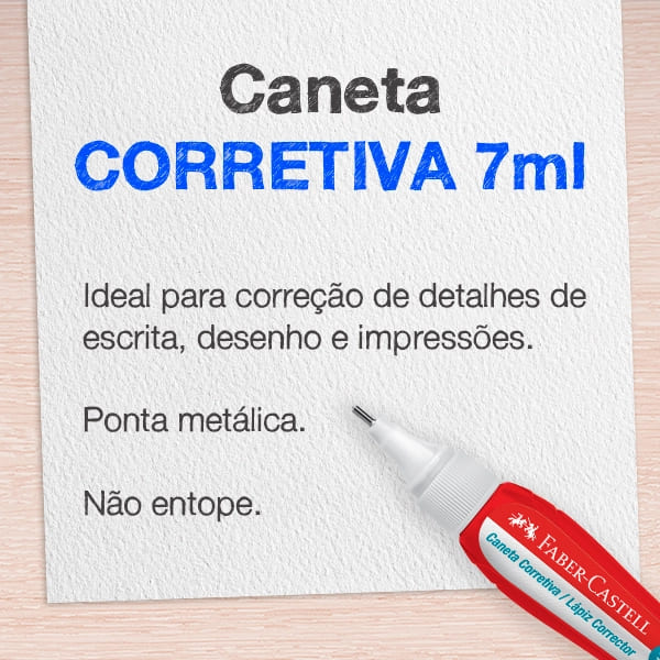 Corretivo - Faber-Castell - 7ml