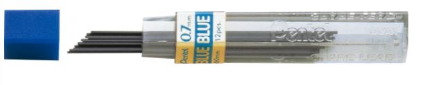 Grafites 0.7mm - Pentel - Azul 1 Tubo com 12 unidades
