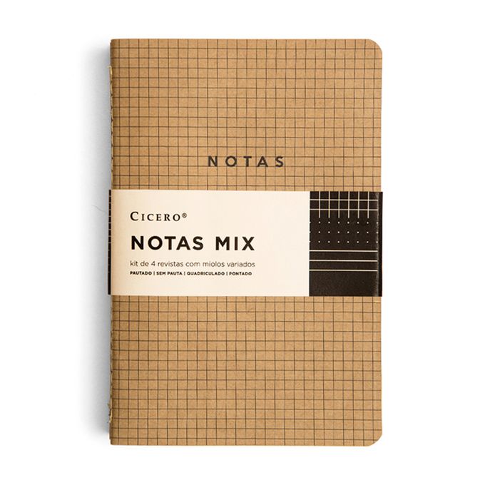 Kit de Revistas Kraft Notas Mix 14X21 - Cícero