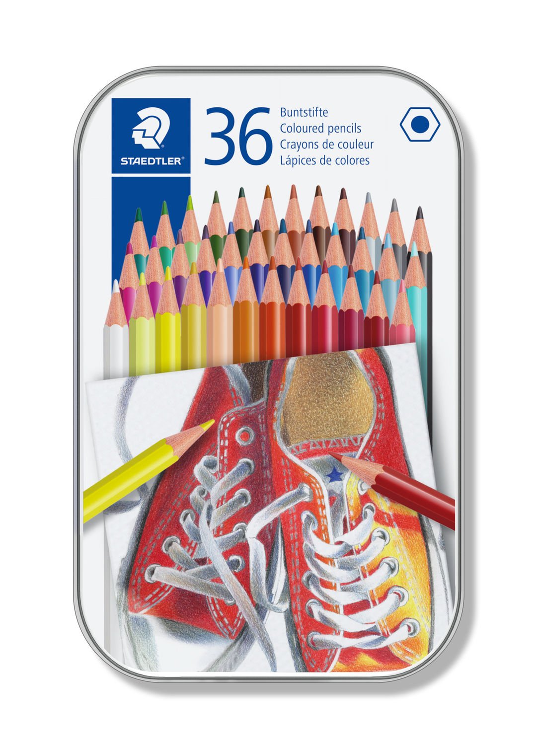 Lápis de cor - Staedtler - Hexagonal 36 cores