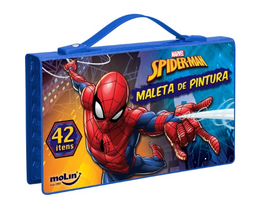 Maleta de Pintura - Molin - Spider-Man 42 itens
