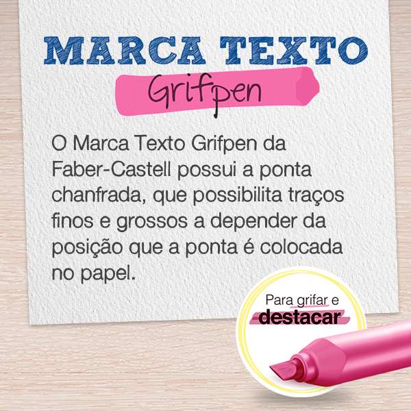 Marca Texto - Faber-Castell - Grifpen