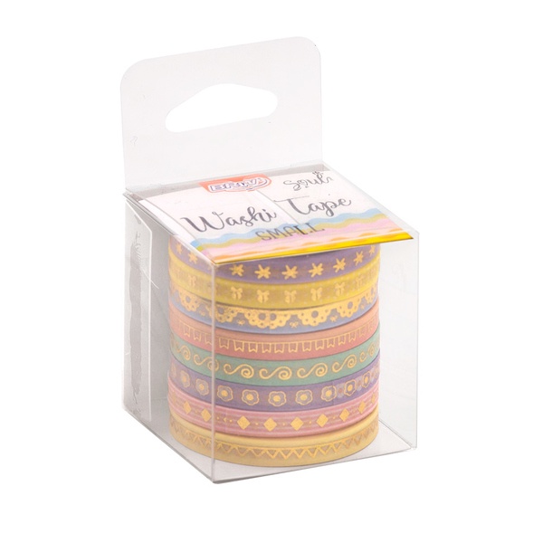Washi Tape - BRW - Small Hot Stamping - 5Mmx3M - Caixa c/ 8Un