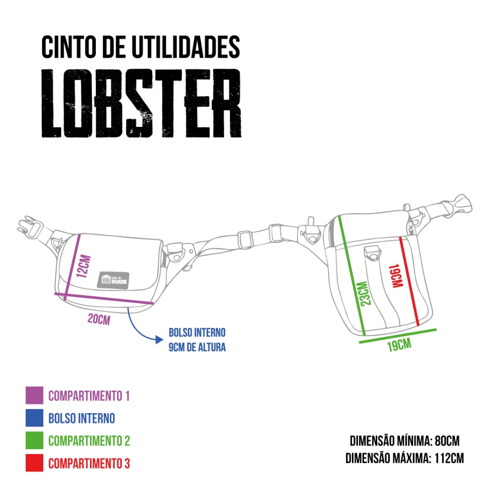 Cinto de Utilidades Lobster  Preto