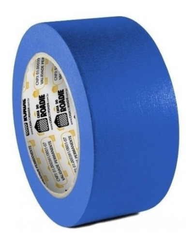 Kit Fita de Papel Crepe Colorida Casa do Roadie 48mm - 5 cores