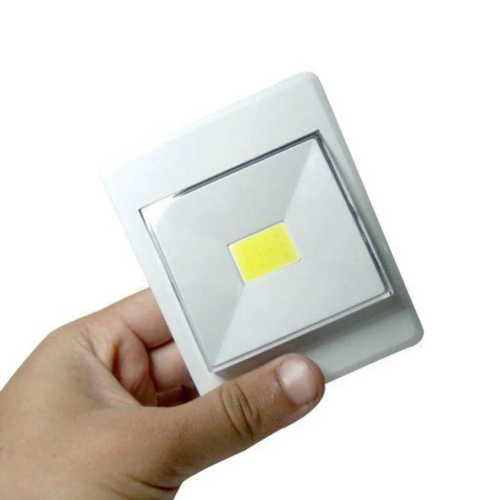 Mini Luminária Quadrada LED de Botão 2W - Casa do Roadie