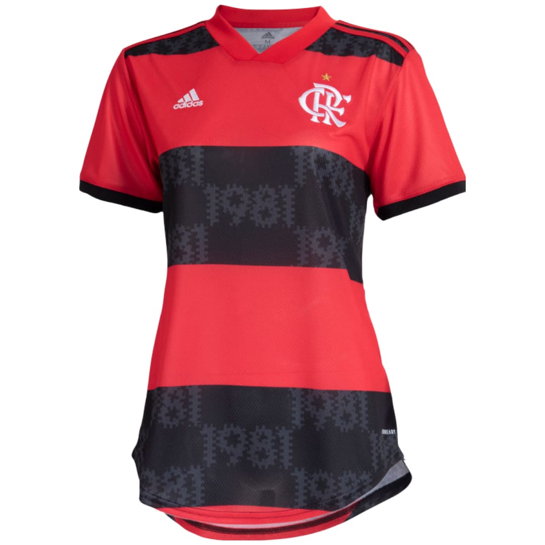 Camisa Oficial Adidas Flamengo l 2021 Feminina