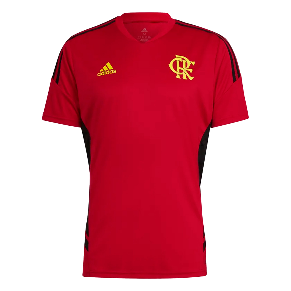 Camisa Oficial Flamengo Comissão Técnica Treino 22/23 Vermelho Preto