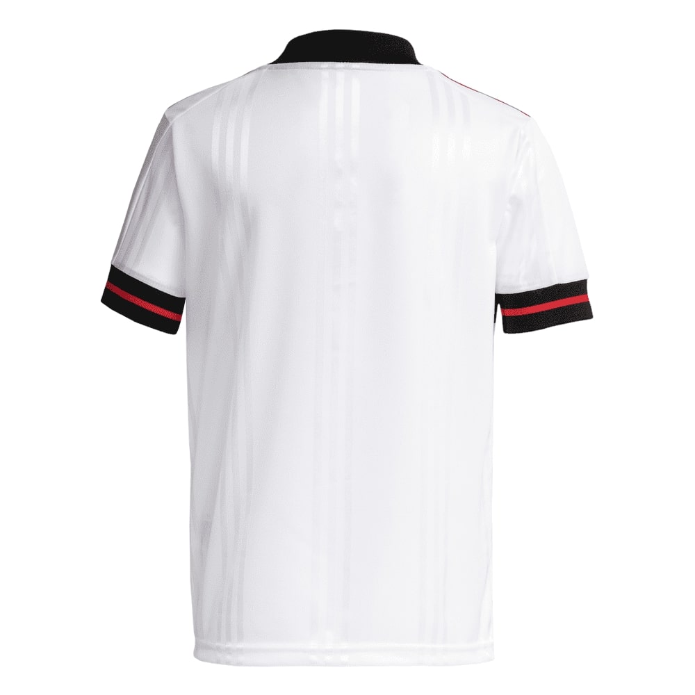 Camisa Oficial Flamengo II 20/21 Infantil Branco Vermelho Preto