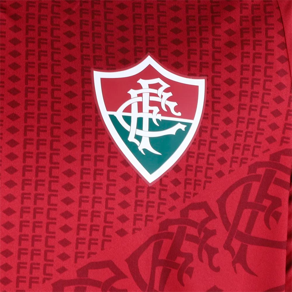 Camisa Oficial Fluminense Treino 22/23 Masculina Grena